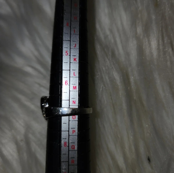 Vintage white gold and sapphire ring.7 - Picture 6 of 10